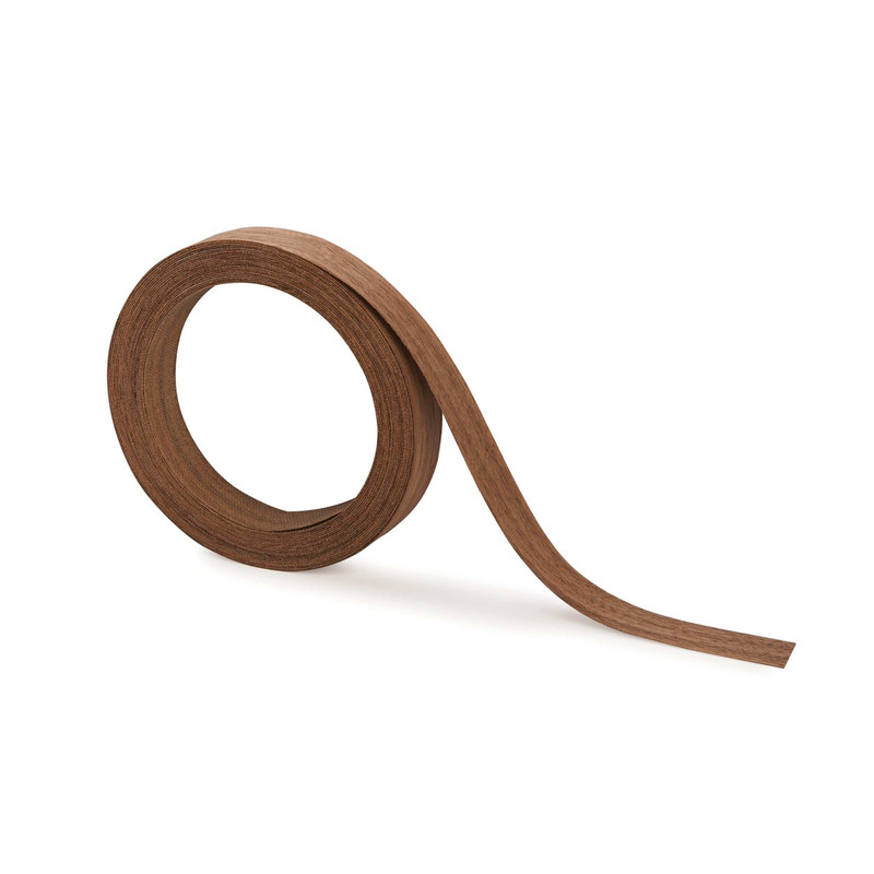 Pre-Glued Edge Banding Roll - Species:Walnut - Width:13/16" - Length:25&apos;